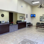 dental land receptionist area